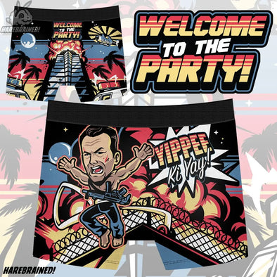 "Welcome to the Party" Boxer Briefs Harebrained