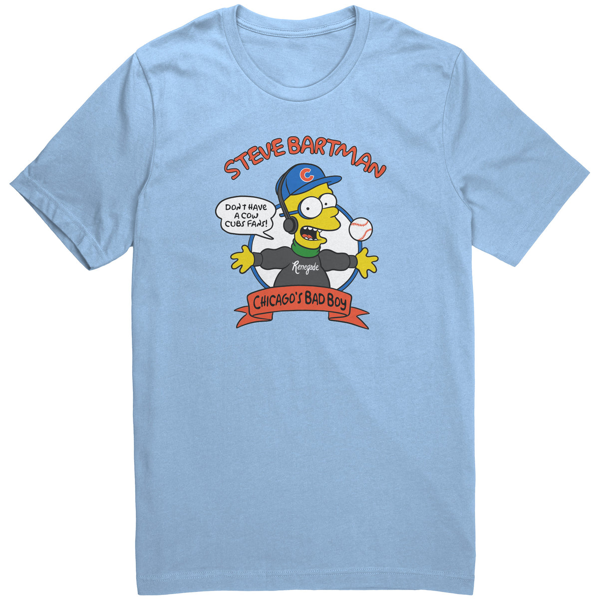 Bartman cubs shirt on sale