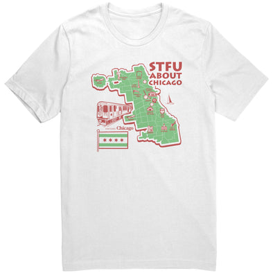 STFU About Chicago Pizza Box shirt by Harebrained
