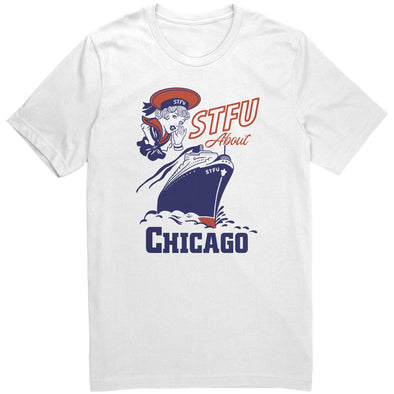 YO-HO Potato Chips Shut the fuck up about Chicago shirt by Harebrained