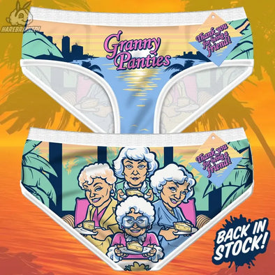 Granny Panties are back in stock! Harebrained