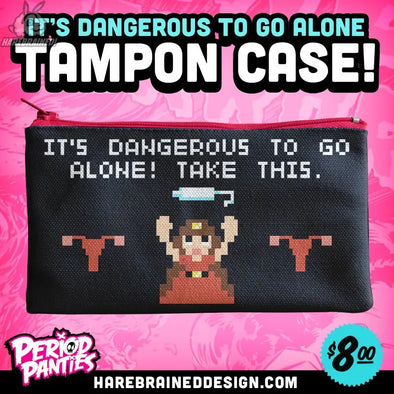 It's Dangerous To Go Alone Tampon Case Harebrained