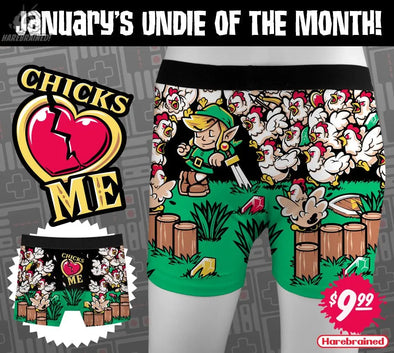 January's Undie of the Month Harebrained