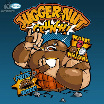 Jugger-Nut Crunch cereal design Harebrained