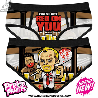 Red On You Period Panties Harebrained