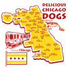 Delicious Chicago Hot Dogs shirt by Harebrained