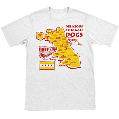 Delicious Chicago Hot Dogs shirt by Harebrained