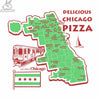 Delicious Chicago Pizza Box Shirt by Harebrained