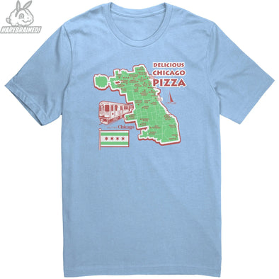 Delicious Chicago Pizza Box Shirt by Harebrained