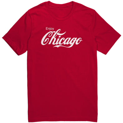 Enjoy Chicago Coca Cola shirt by Harebrained