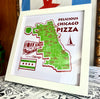 Delicious Chicago Pizza Print