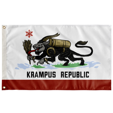 Krampus Republic Flag Harebrained