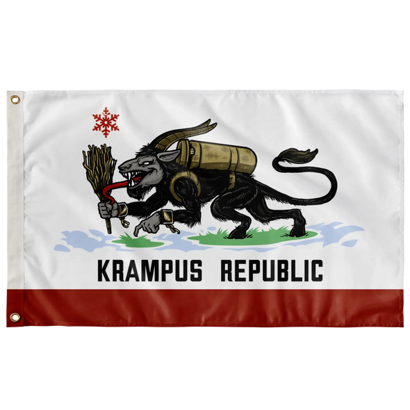 Krampus Republic Flag Harebrained