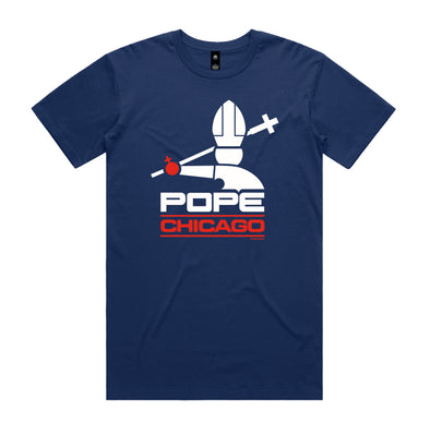 Chicago Pope (dark) Screen Printed Tee