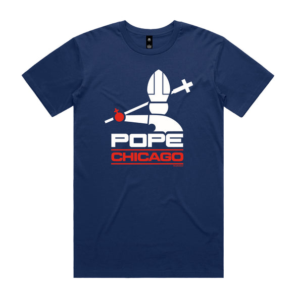 Chicago Pope (dark) Screen Printed Tee