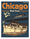 Chicago Boat Tours Print