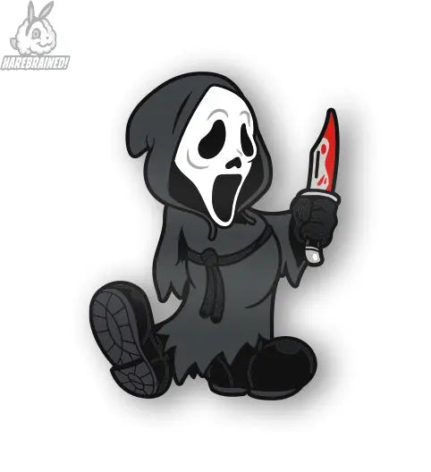 Vintage Ghostface Pin Harebrained