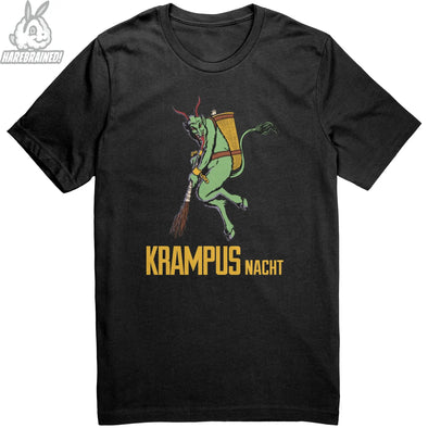 Vintage Krampusnacht Poster teelaunch