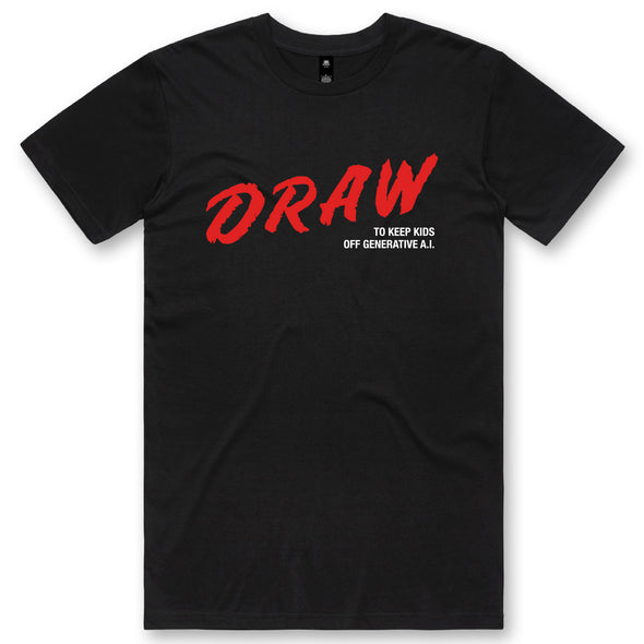 DRAW Program Screen Printed Unisex Tee