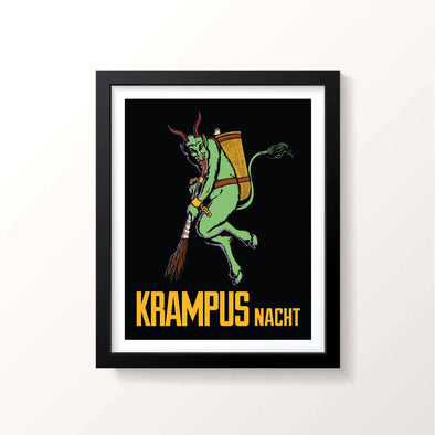 Vintage Krampus Nacht Print