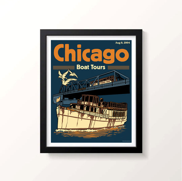 Chicago Boat Tours Print