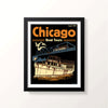 Chicago Boat Tours Poster