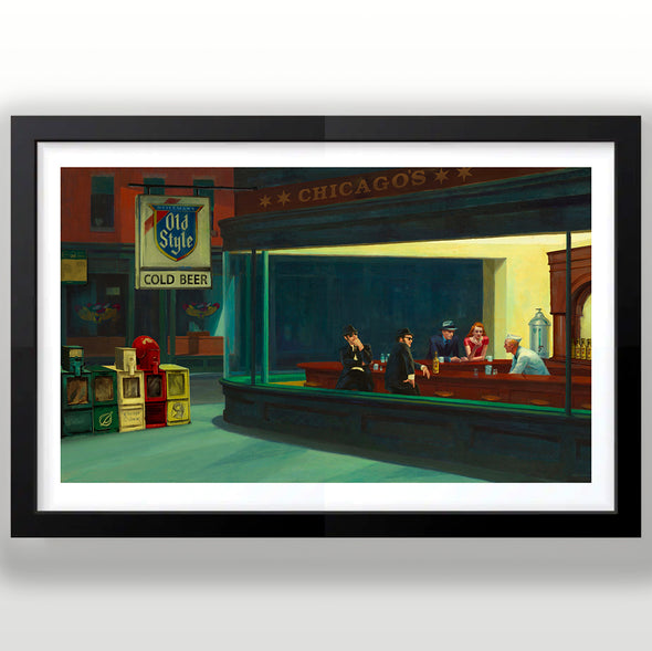 Chicago's Nighthawks Print
