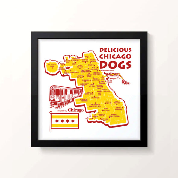 Delicious Chicago Dogs Print