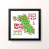 Delicious Chicago Pizza Print