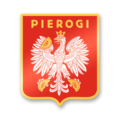 Pierogi Crest Pin