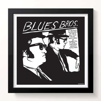 Sonic Bros 12.5" x 12.5" poster
