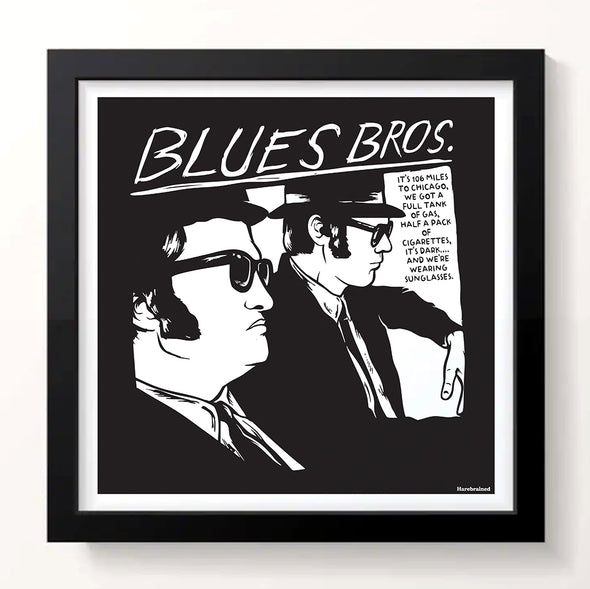 Sonic Bros 12.5" x 12.5" poster