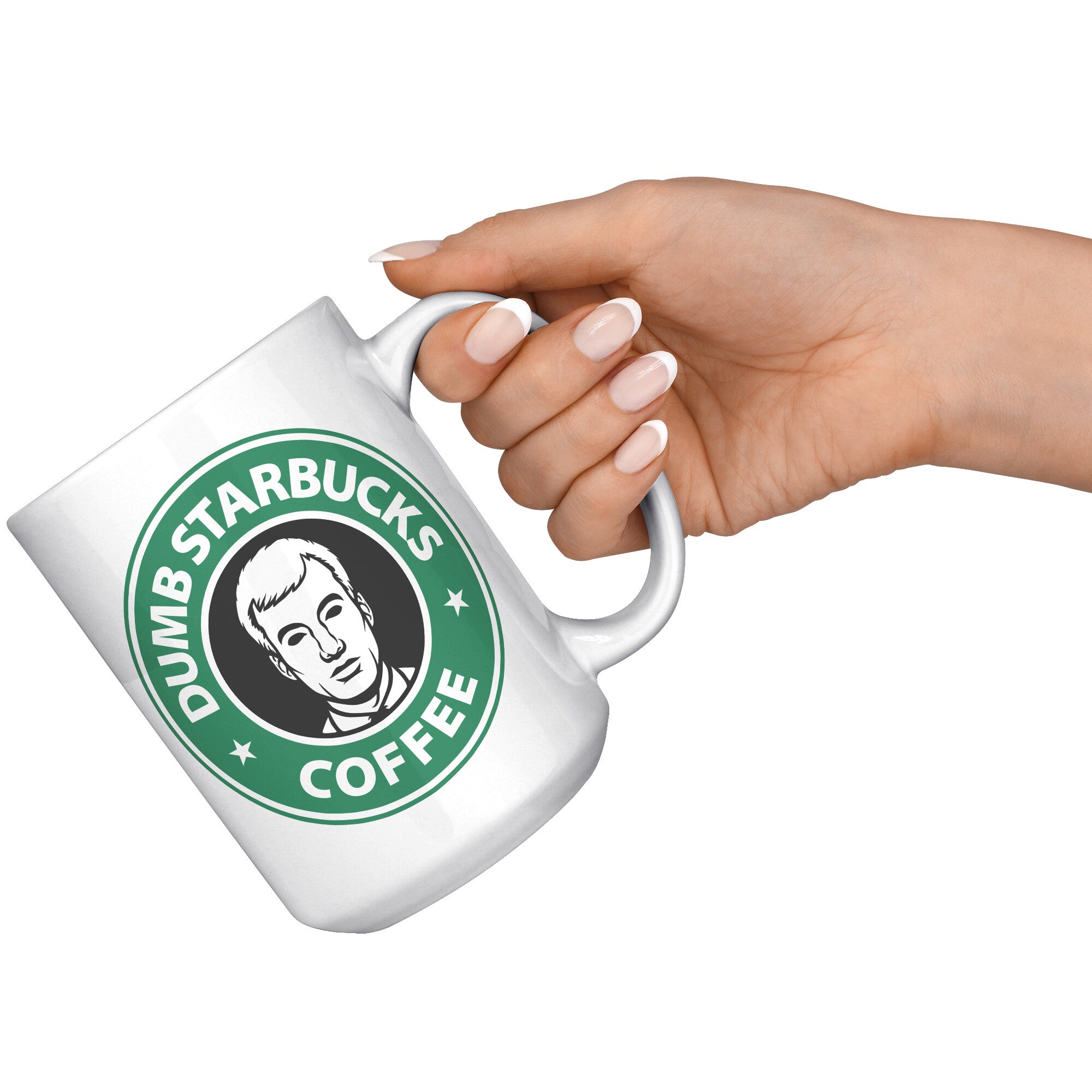 Nathan for You Dumb Starbucks Coffee Mug by BeeGeeTees (11 oz)