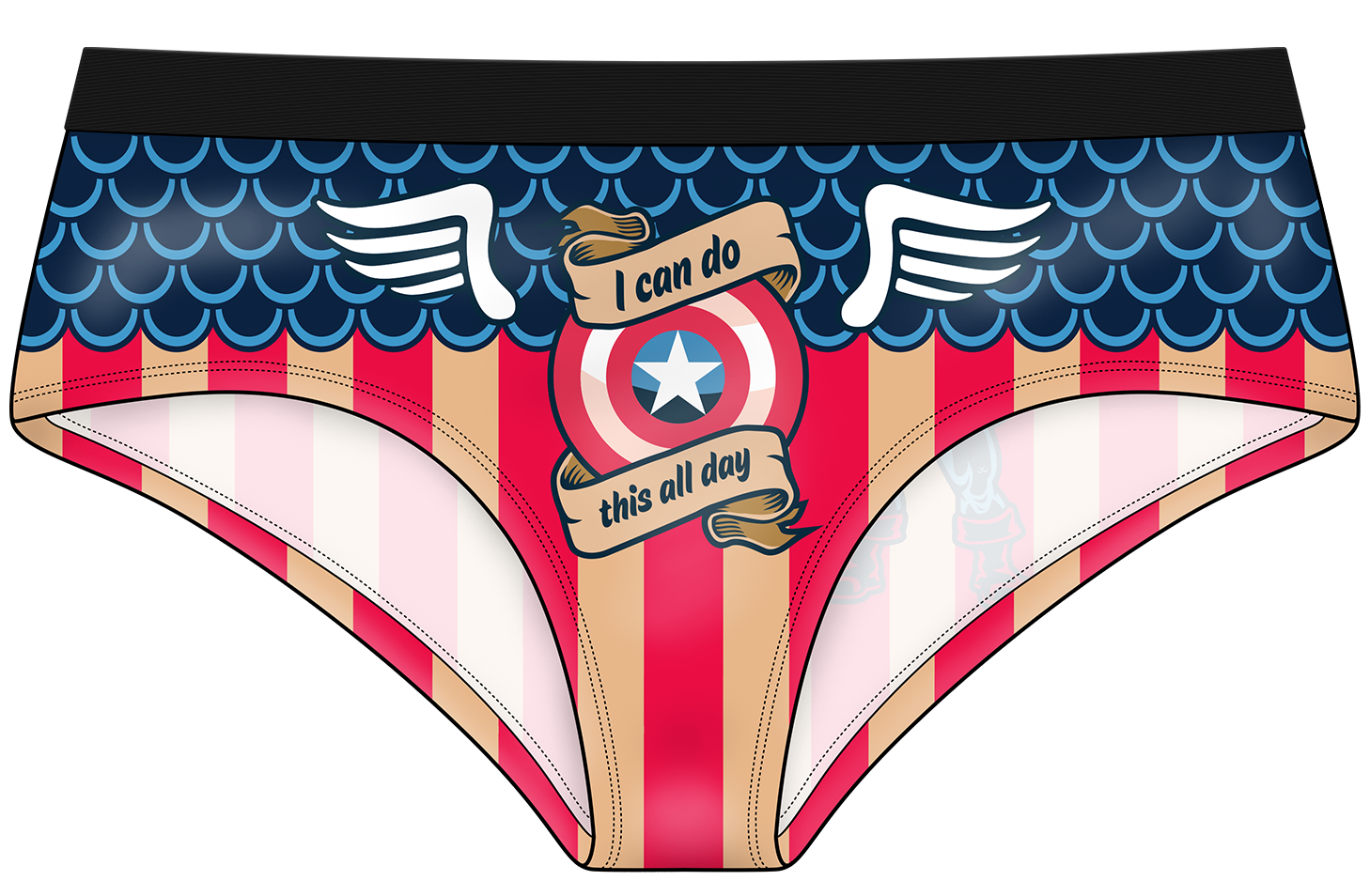 America's Ass Panties – Harebrained
