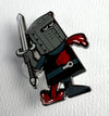 Little Flesh Wound Black Nickel Pin