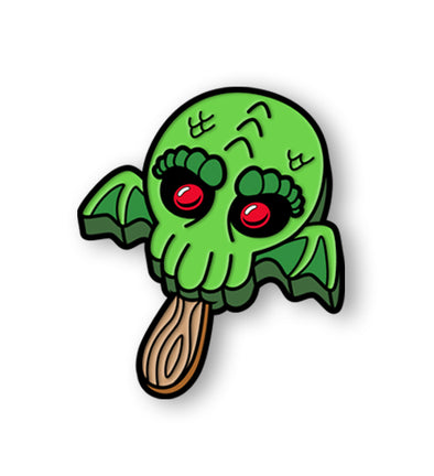 Cthulhu Ice Scream Enamel Pin